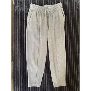 Abercrombie Kids Boys Ribbed Sweatpants Size 7/8 Gray with Elastic Waist